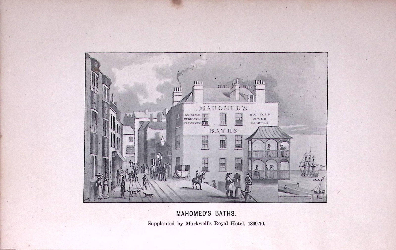 Brighton Mahomed’s Baths Antique 134-Year-Old Print-11-TR (1 of 2)