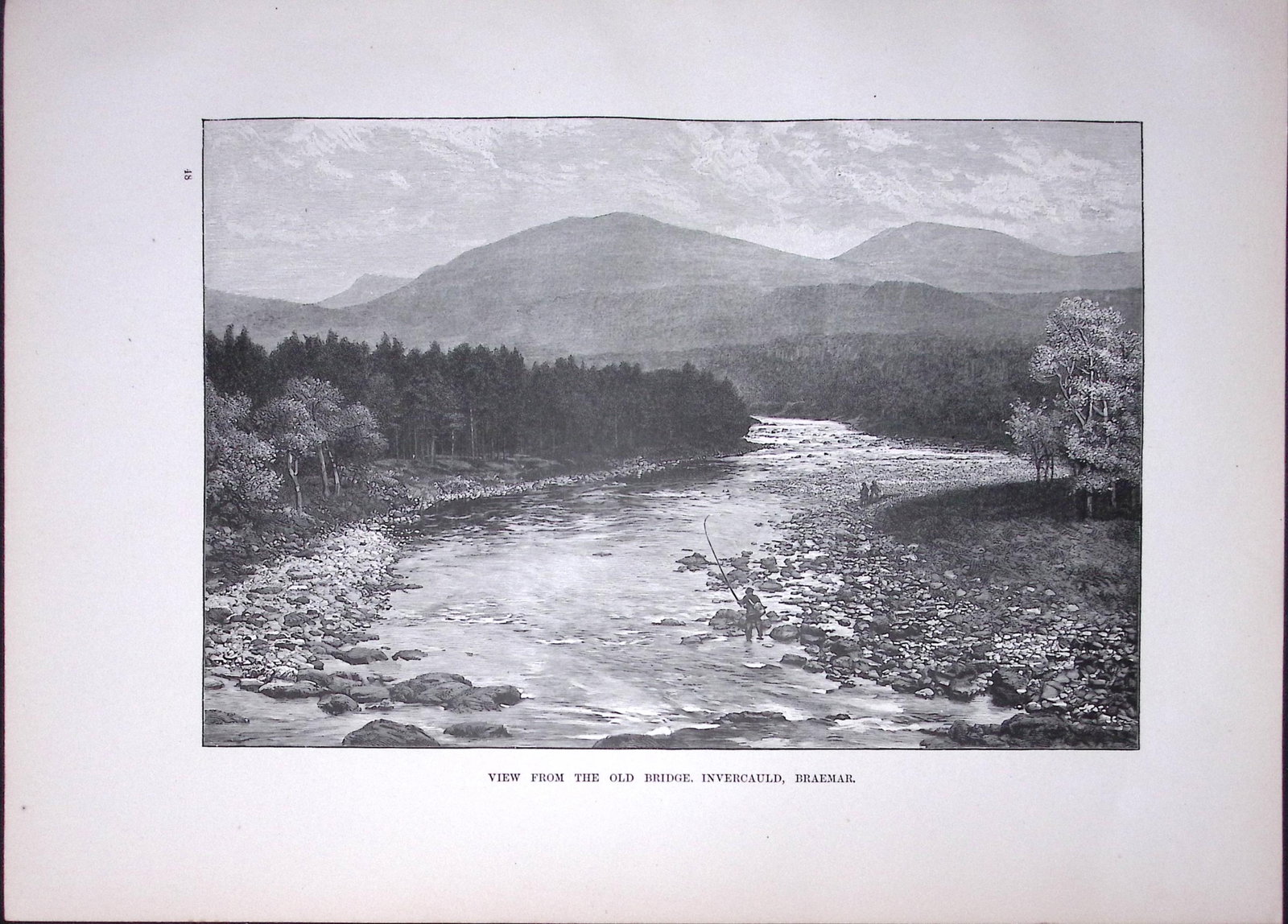 Scotland Old Bridge Invercauld Braemar Antique 134 Years-Old Illustration-11: Title: Scotland Old Bridge Invercauld Braemar Antique 134 Years-Old Illustration-11 Description: This Antique Print Was Removed from a 134-Year-Old Edition of. Rivers of Great Britain 1892 Duri