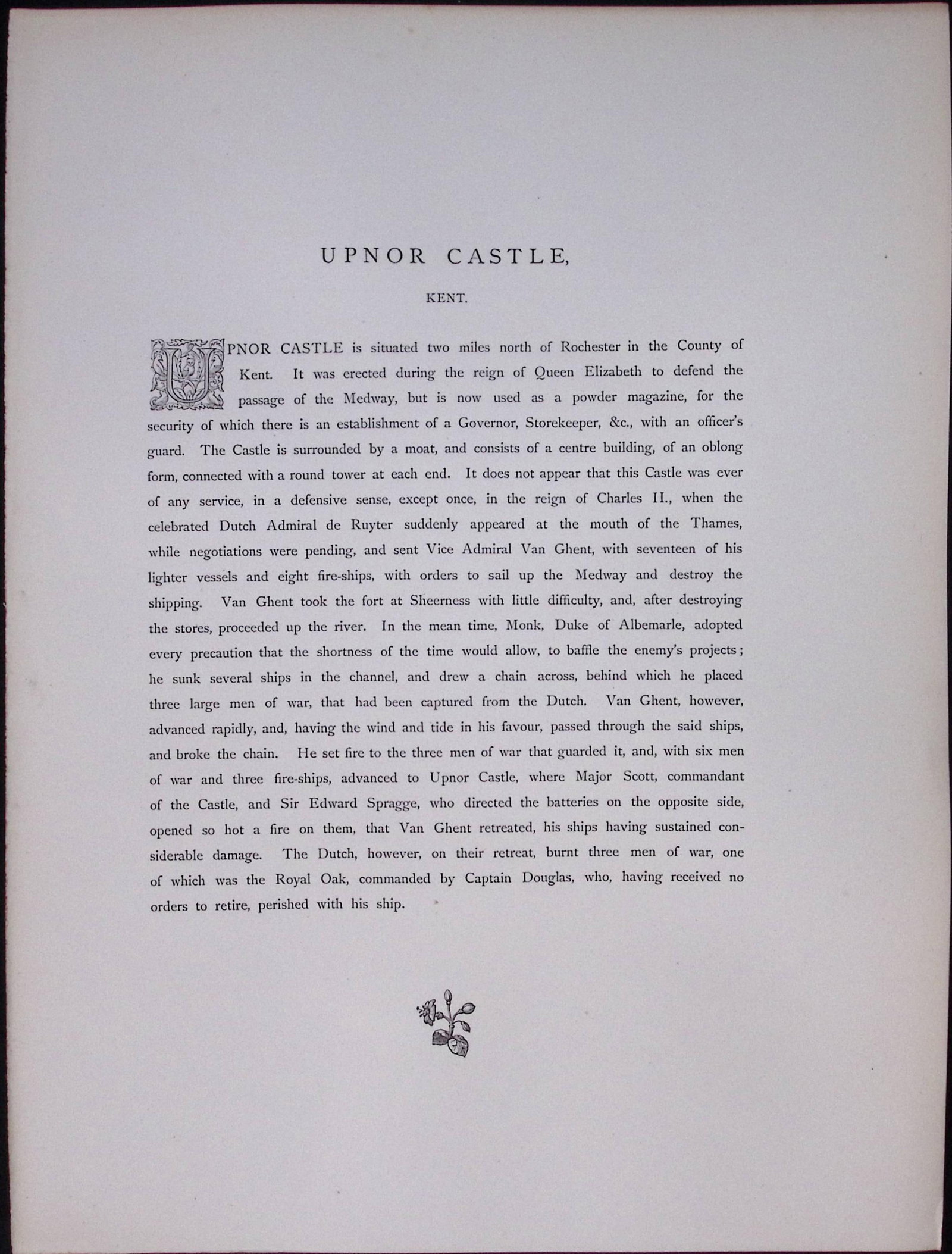 J.M.W Turner Rare “Upnor Castle Kent” 1873 Picturesque Views in England-21 - 2