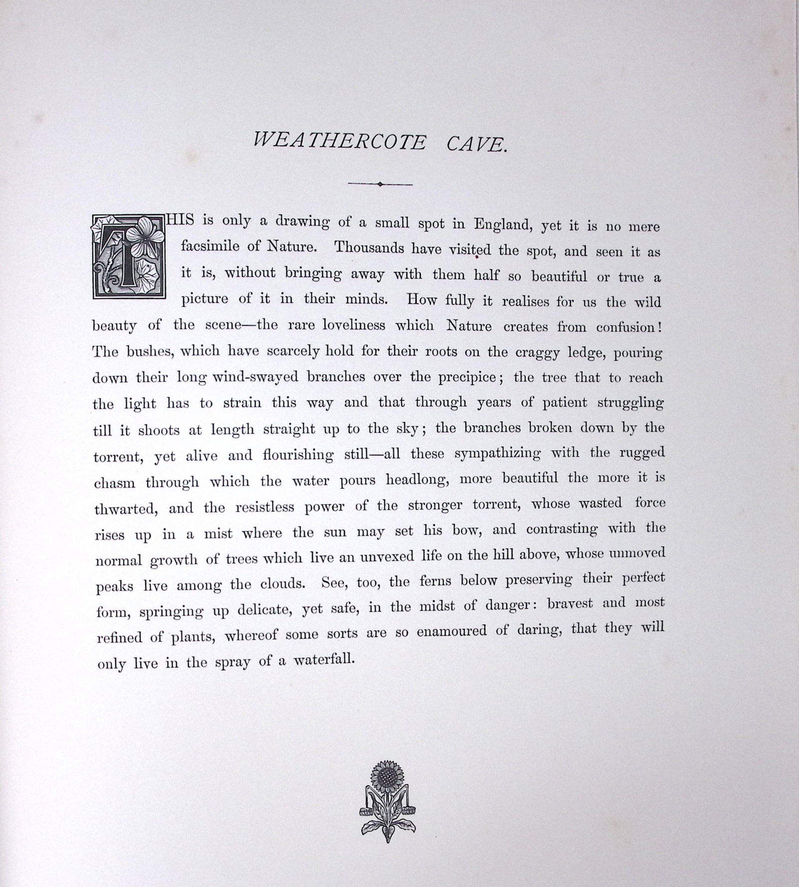 J.M.W Turner Weathercote Cave North Yorkshire Antique Steel Engraving-97-TR - 2
