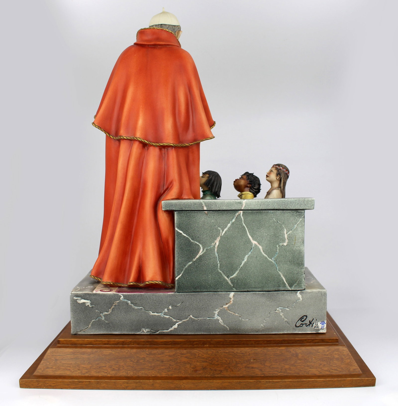 Large Capodimonte Porcelain Figurine – Pope Paul VI - 18