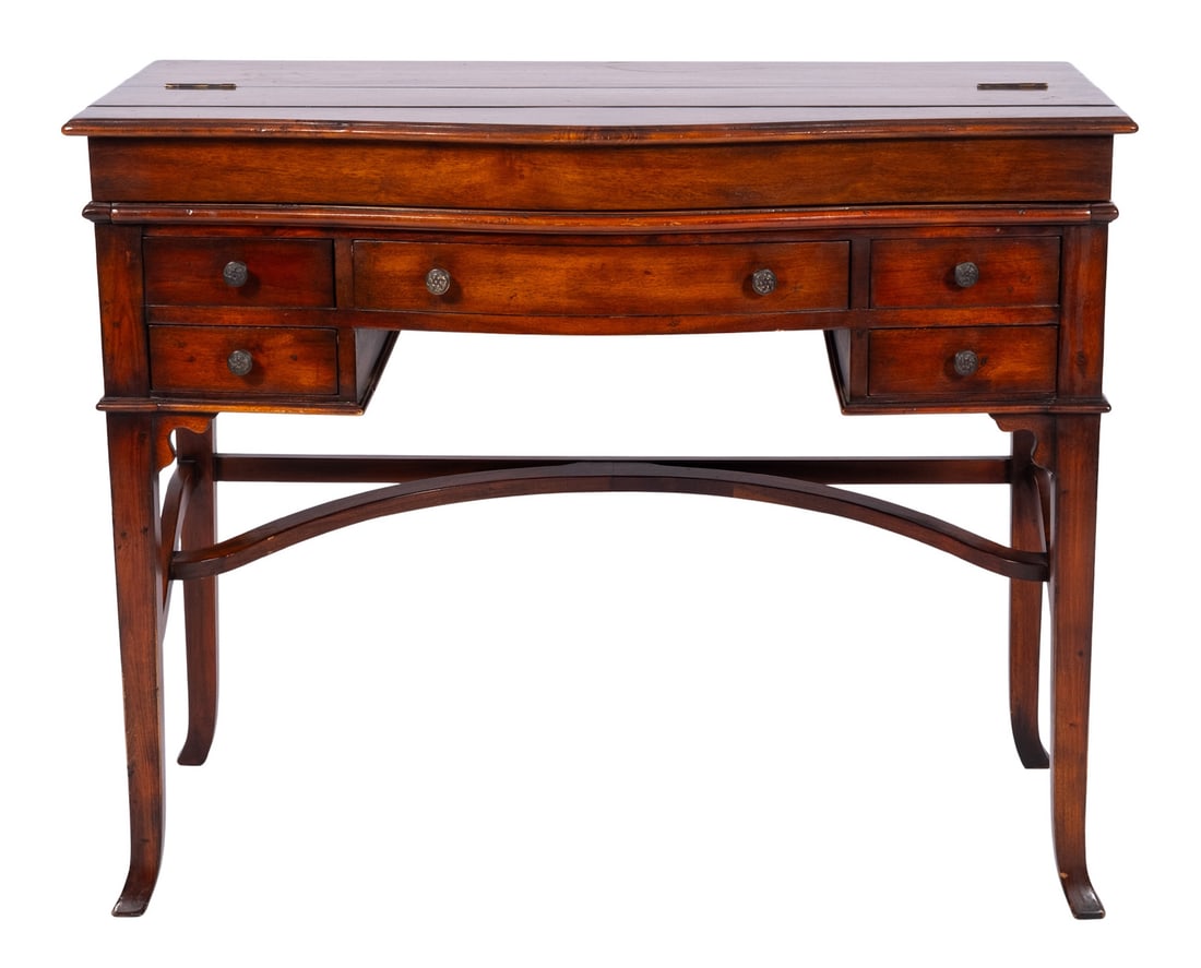 Theodore Alexander Style Hardwood Writing Desk with Fitted Interior (1 of 2)