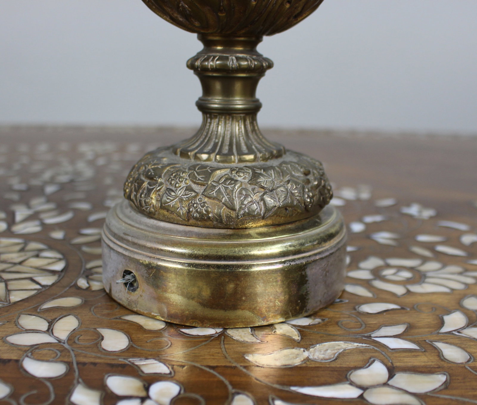 Pair of 19th Century French Gilt Bronze Bacchanalian Ewers with Cherubs - 13