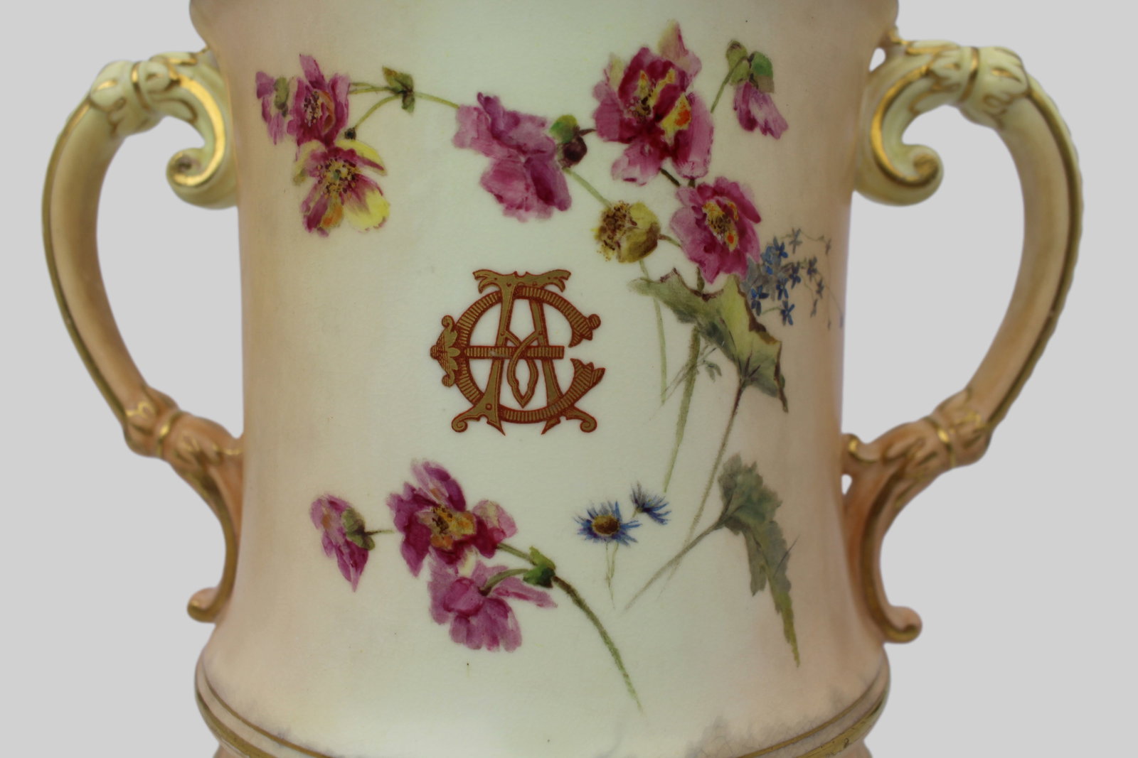Large Royal Worcester Loving Cup Worcester Cathedral c.1902 - 17