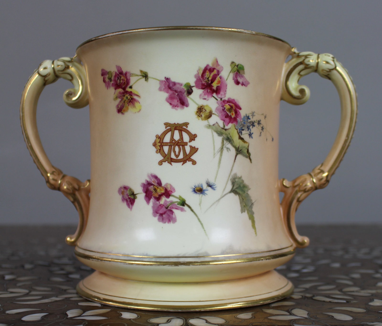 Large Royal Worcester Loving Cup Worcester Cathedral c.1902 - 20