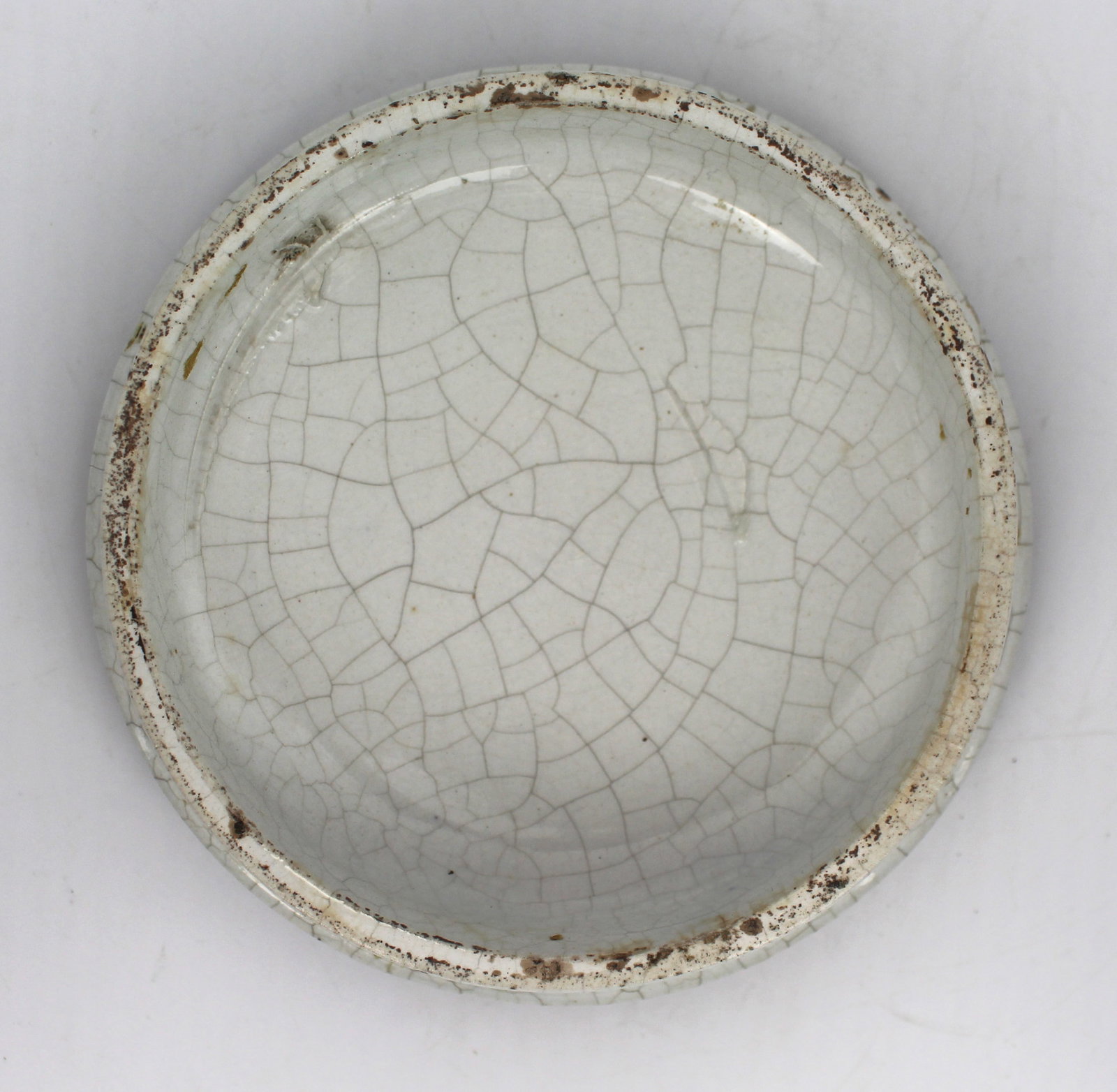 19th c. Prattware The Village Wedding Pot Lid - 2