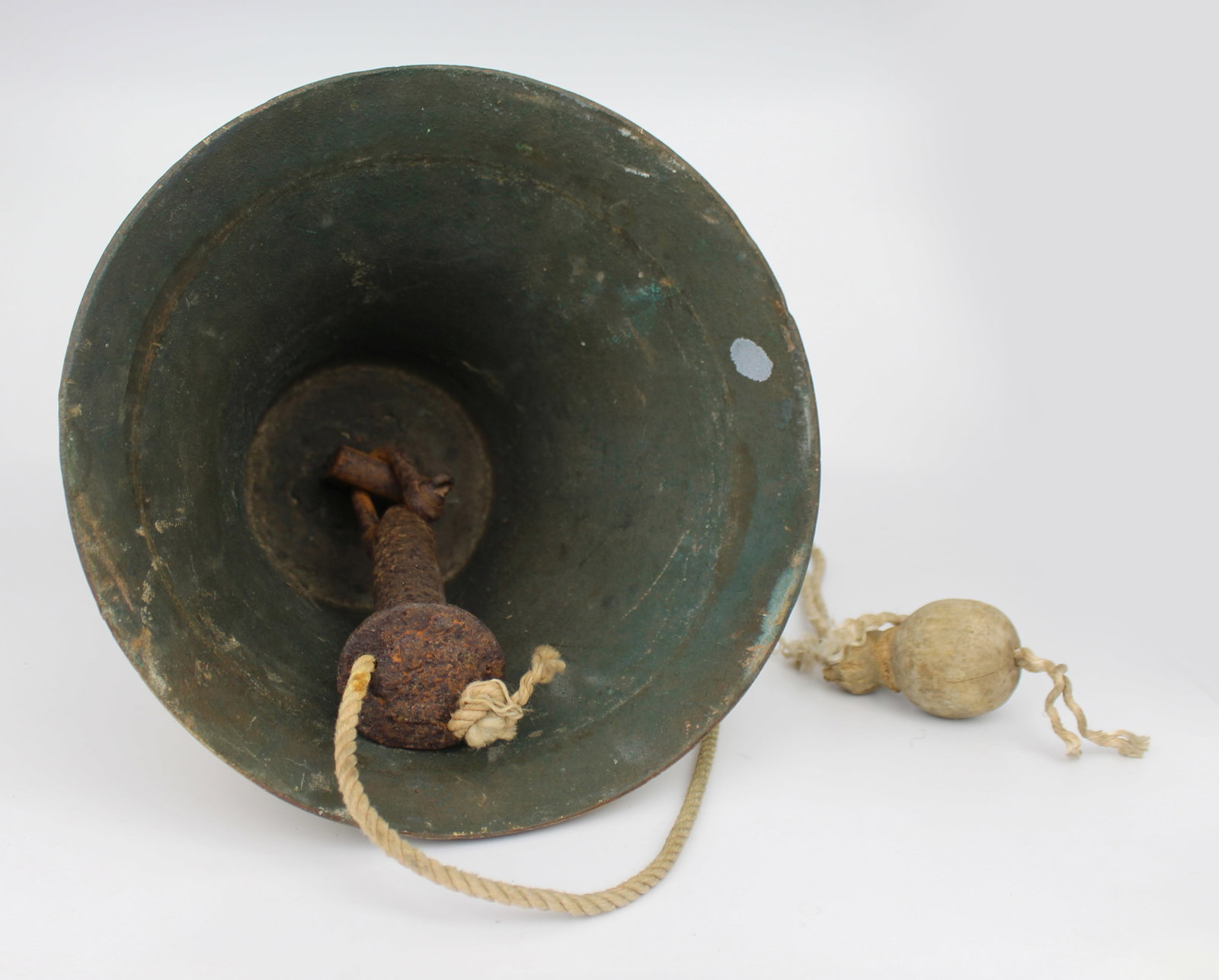 Fine British Bronze Ship's Bell with Crowned GR Cipher - 12
