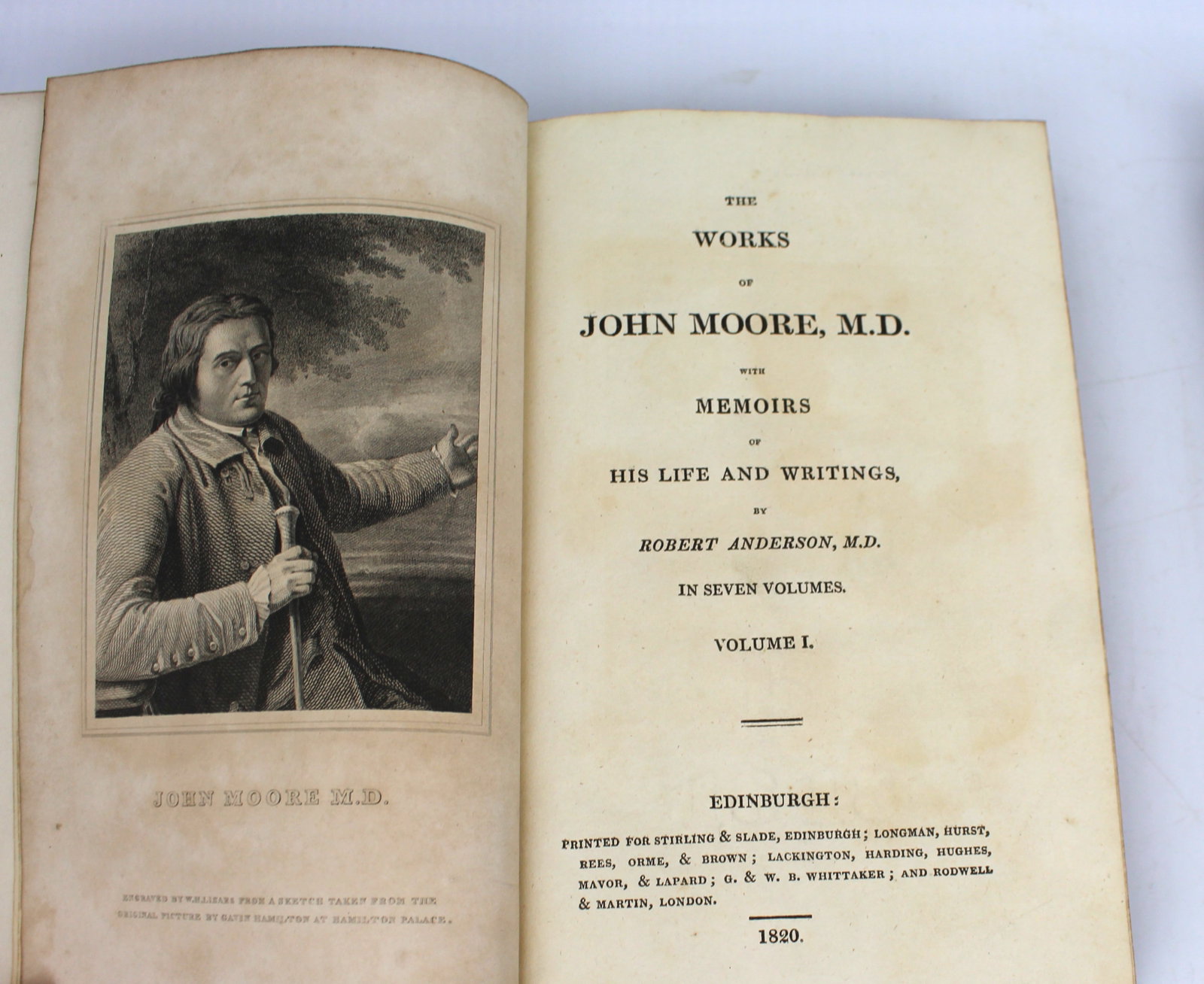 Two Volumes of The Works of John Moore, M.D. – 1820 Edinburgh - 17