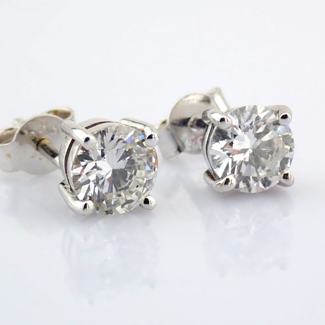 Round Cut Lab-Grown Diamond Earring - 1.5 Total Carat (MDI Certified) - 3