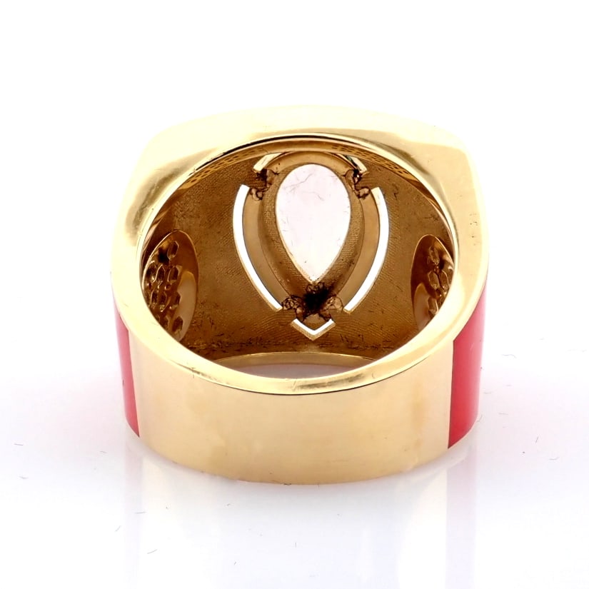 Natural Diamond 14K Yellow Gold Ring - 11
