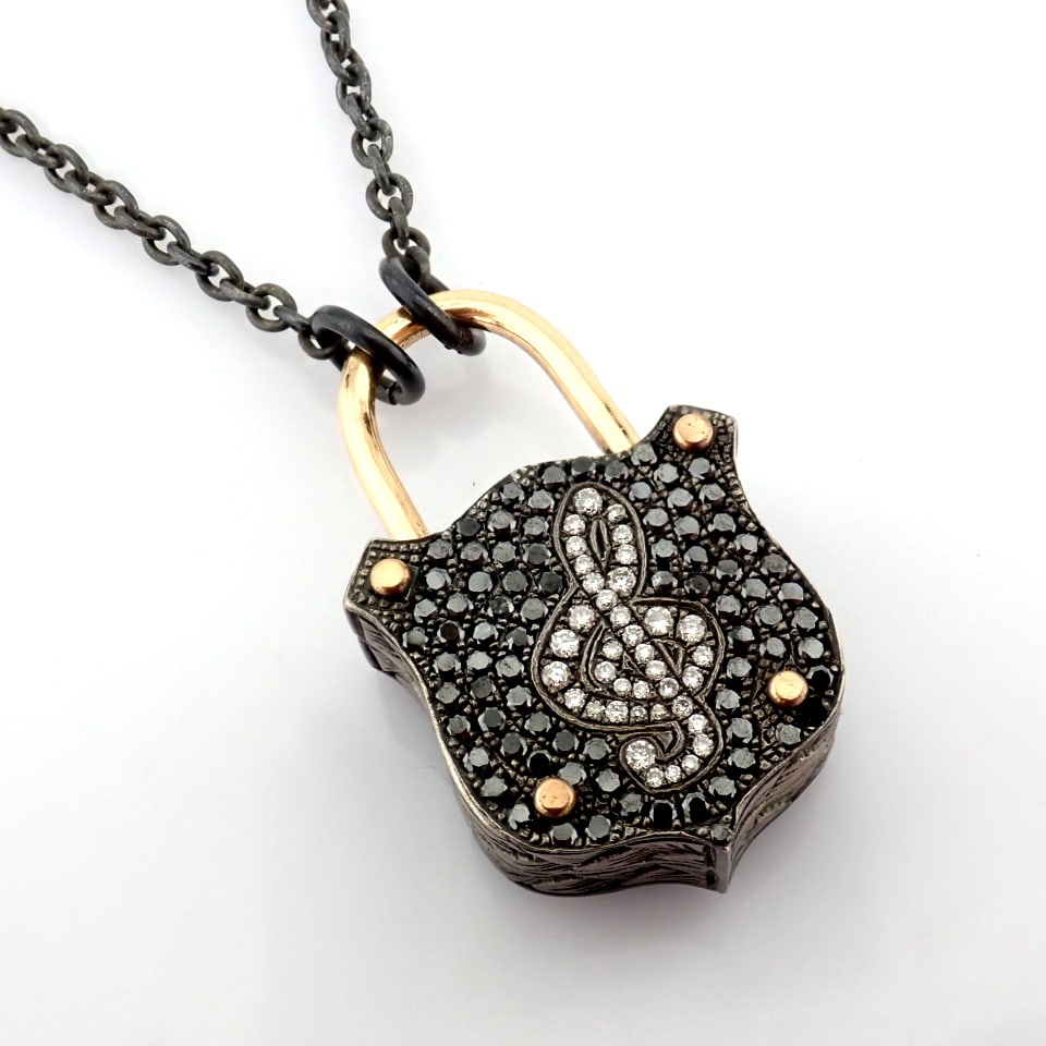 Natural Diamond 14K Yellow Gold Necklace - 6