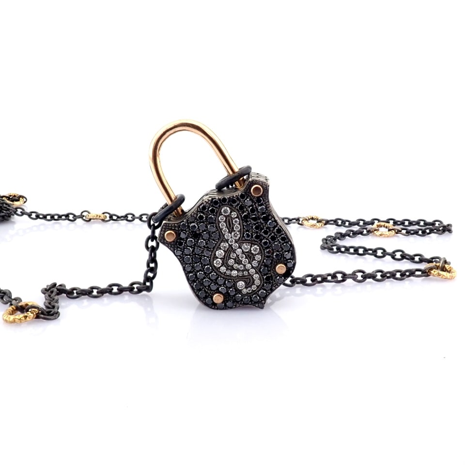 Natural Diamond 14K Yellow Gold Necklace - 9
