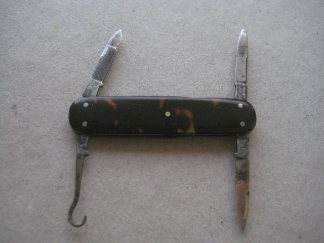 Antique Multibladed Penknife, c1900 - 2