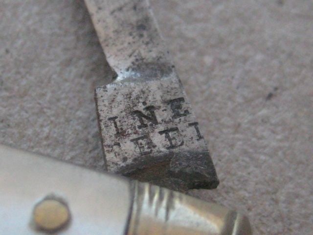 Victorian Mother of Pearl Hafted Steel Bladed Folding Fruit Knife, c1900 - 3