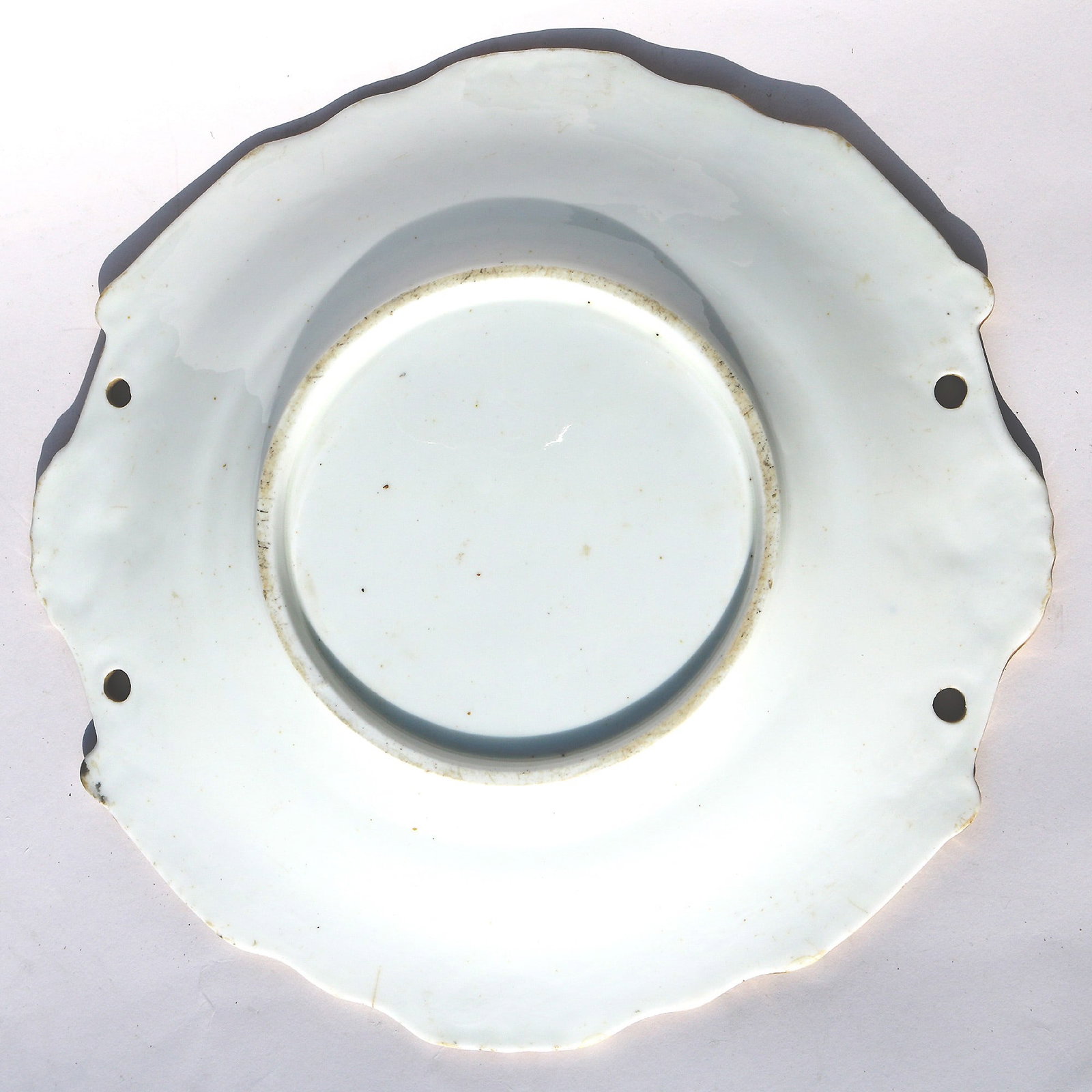 An antique Georgian finely gilded Coalport porcelain Stand Plate C.early 19thC - 6
