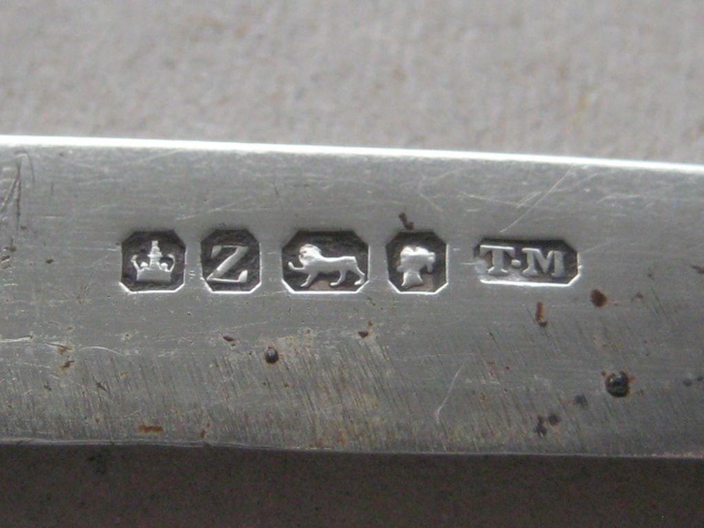 Victorian Mother of Pearl Hafted Silver Bladed Fruit Knife - 3