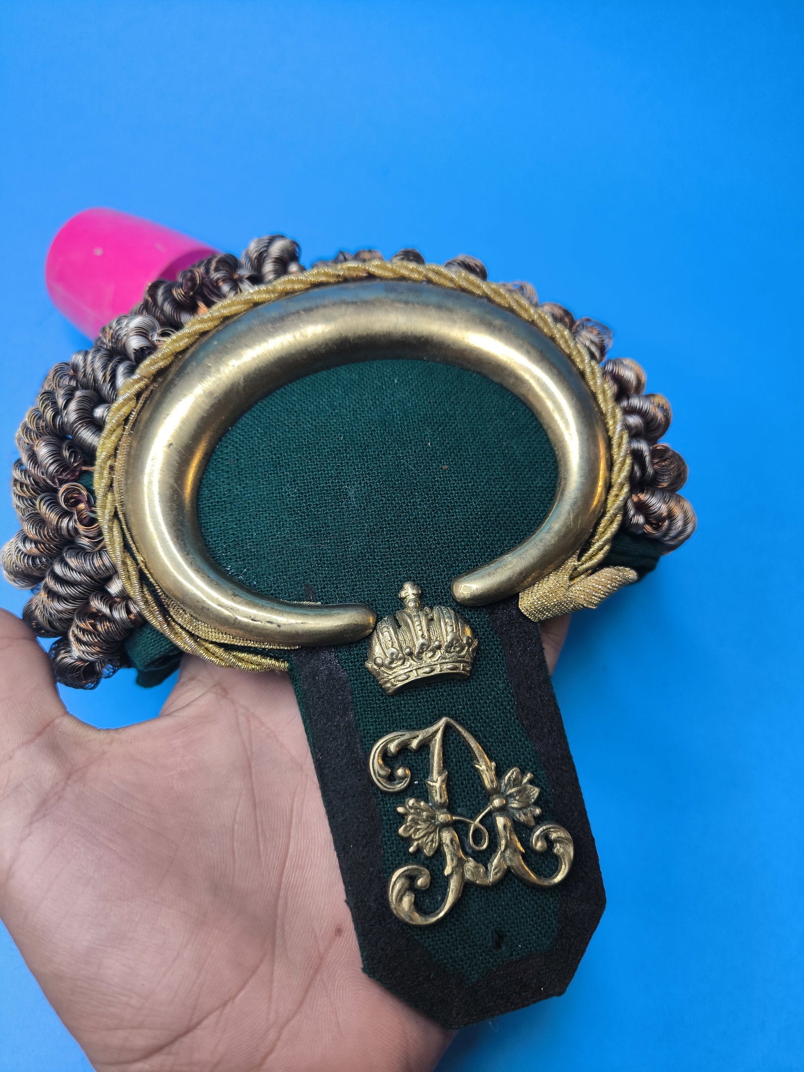 Ultra Rare Imperial Russian epaulette for Tsar Alexander II - 6