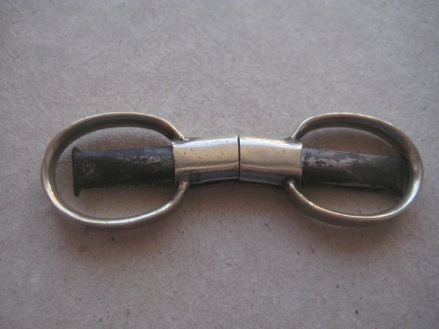 Vintage Folding White Metal Cased Pair of Folding Scissors - 6
