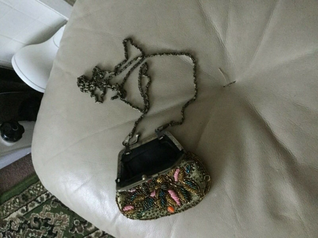 Vintage Butler and Wilson Womens Beaded Small Clutch Purse - 6