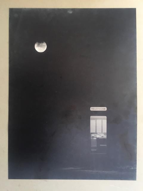 MJ Calvert, Gelatine Exhibition Photo, B&W On Board With Inscription, 1970s (1 of 4)