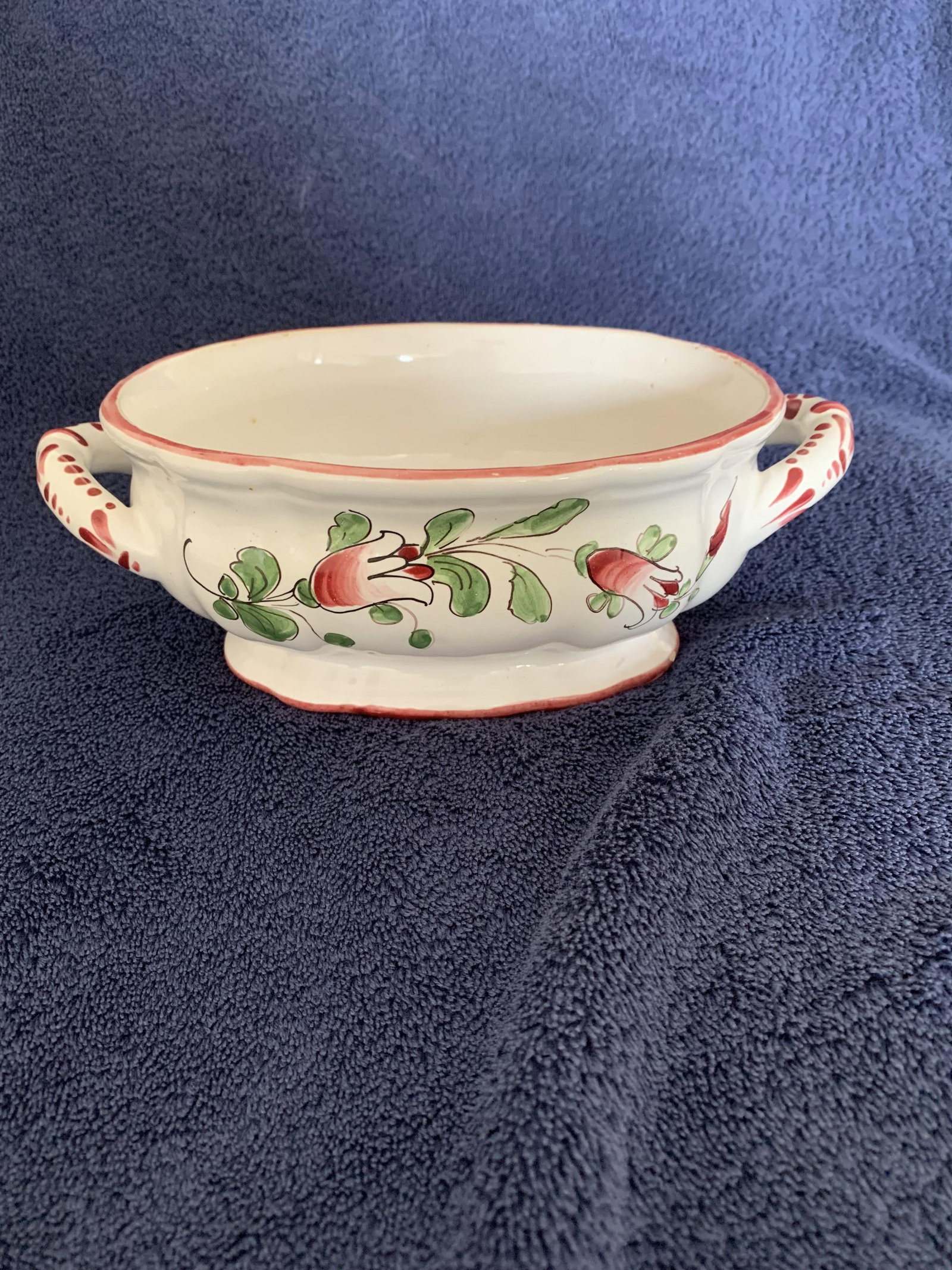 Antique French Compote, 1910, GF Fait Main, Faiences d’Art, Strasbourg - 2