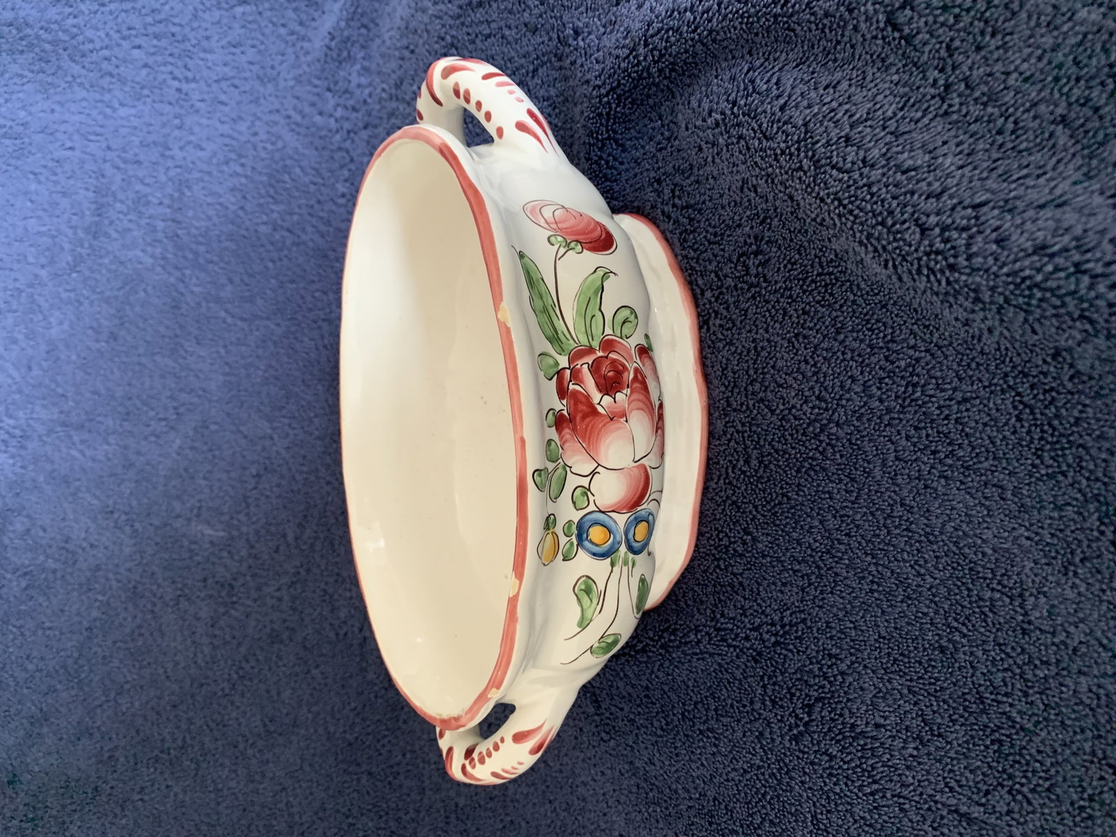 Antique French Compote, 1910, GF Fait Main, Faiences d’Art, Strasbourg - 4