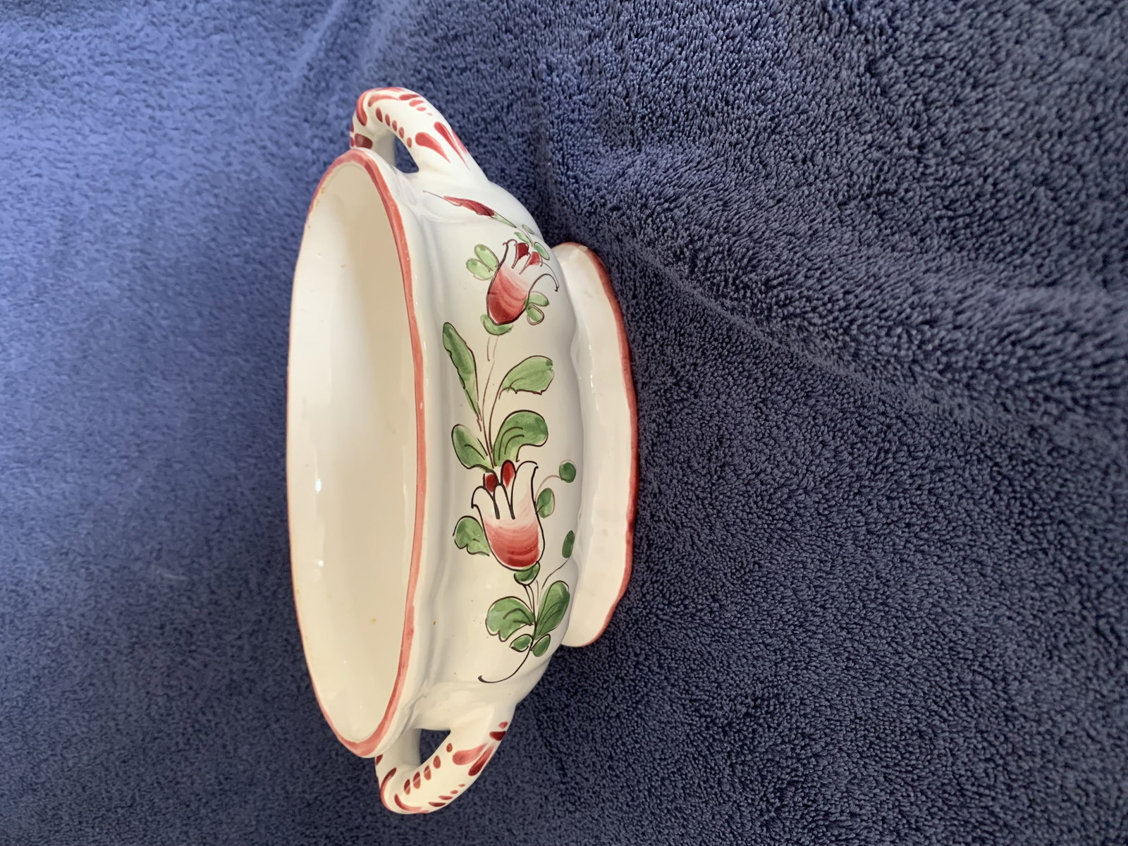 Antique French Compote, 1910, GF Fait Main, Faiences d’Art, Strasbourg - 5