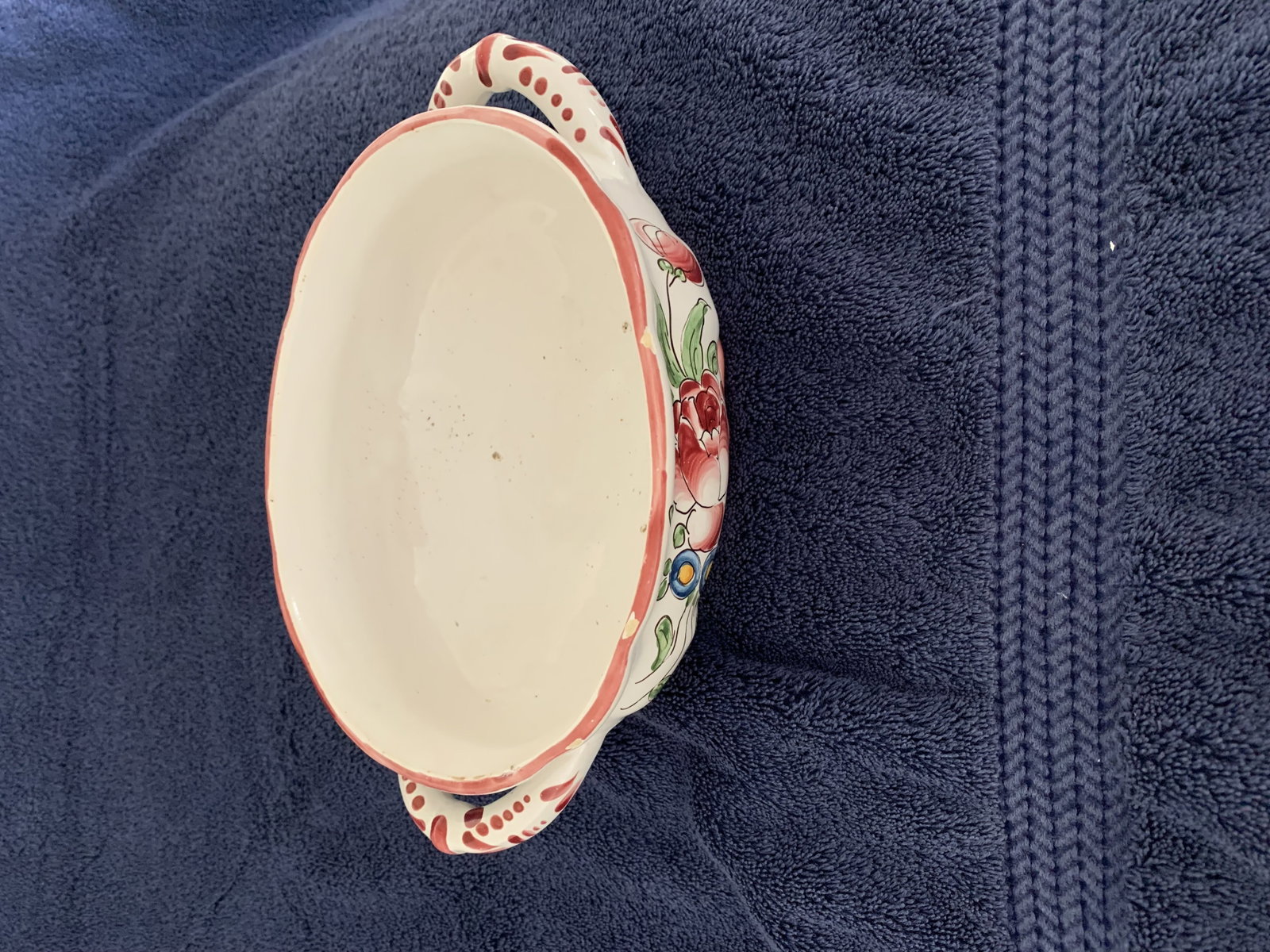 Antique French Compote, 1910, GF Fait Main, Faiences d’Art, Strasbourg - 8