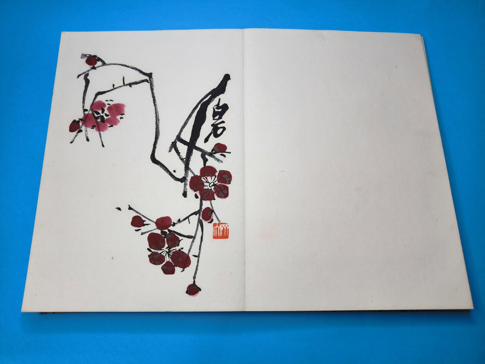 Book with 22 woodcuts in colours, "Qi Baishi hua ji", published by Rong Bao Zhai xin ji Beijing 1... - 4