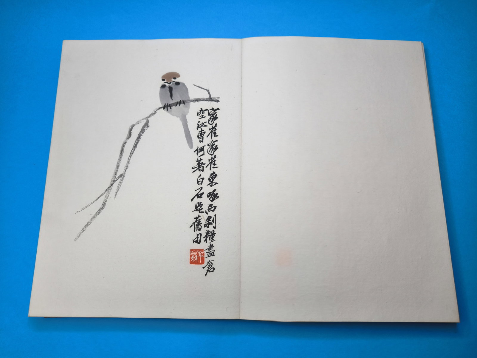 Book with 22 woodcuts in colours, "Qi Baishi hua ji", published by Rong Bao Zhai xin ji Beijing 1... - 9