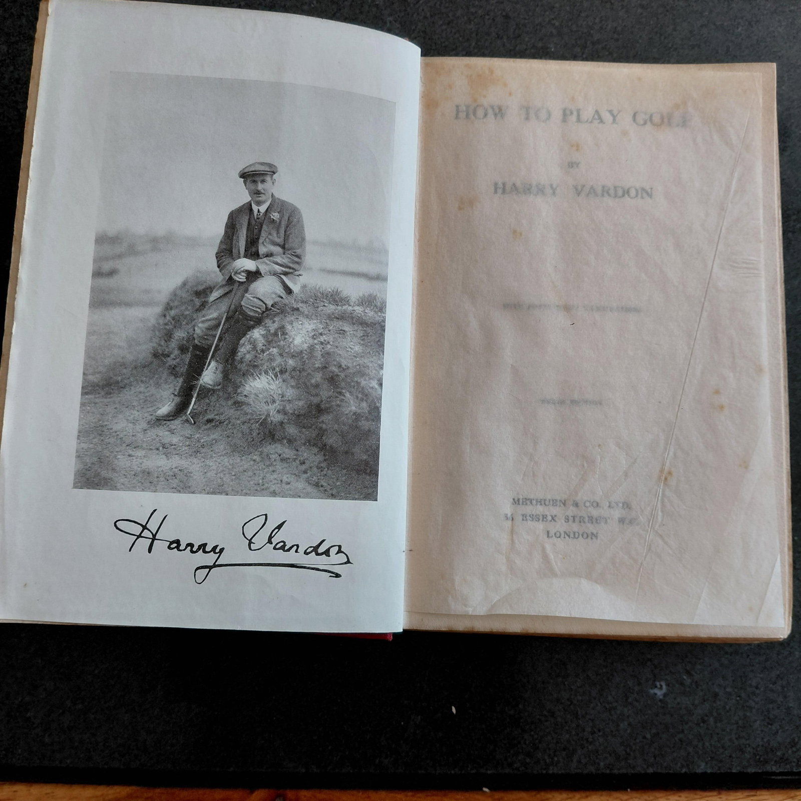 How to Play Golf Book by Harry Vardon 1912 - 3