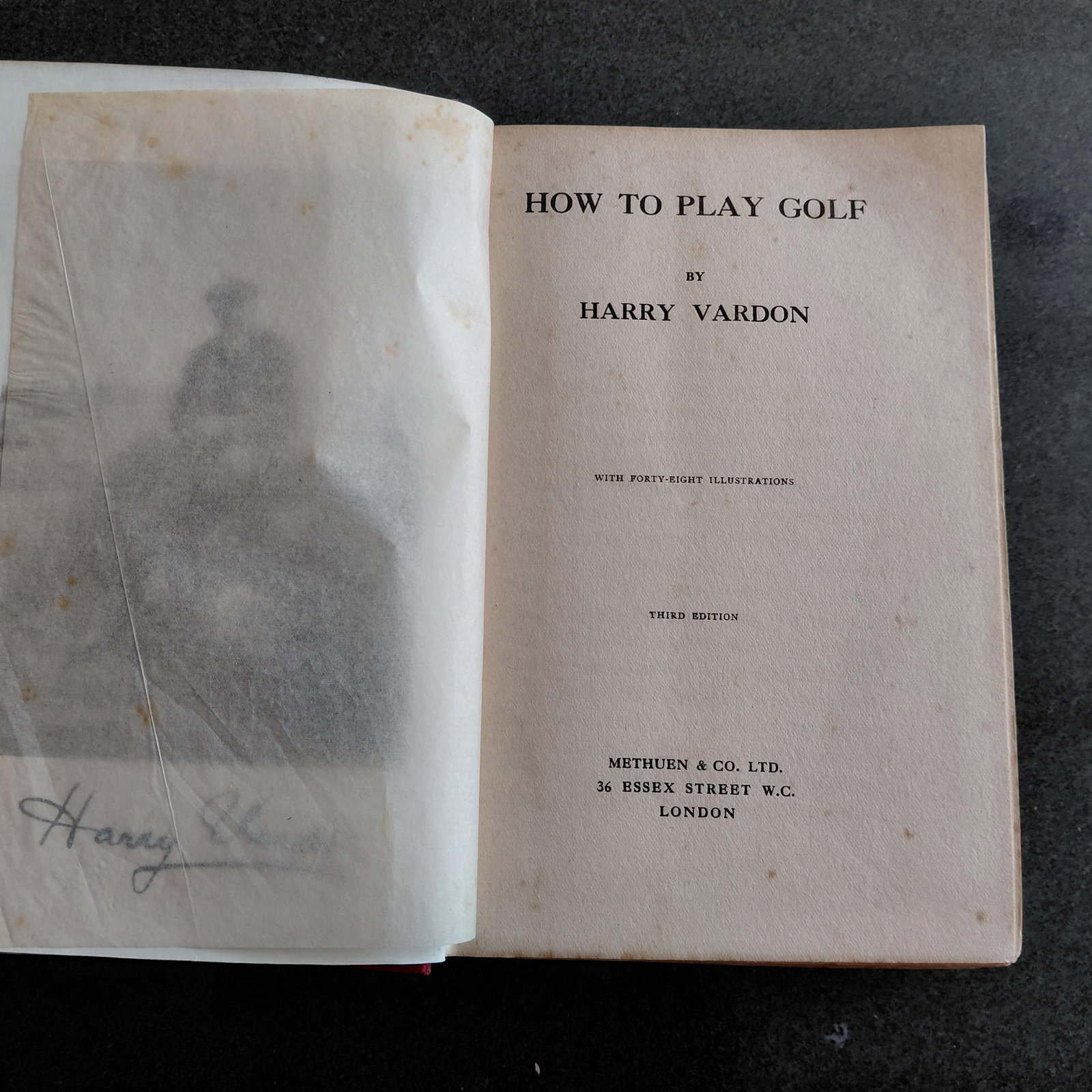 How to Play Golf Book by Harry Vardon 1912 - 4