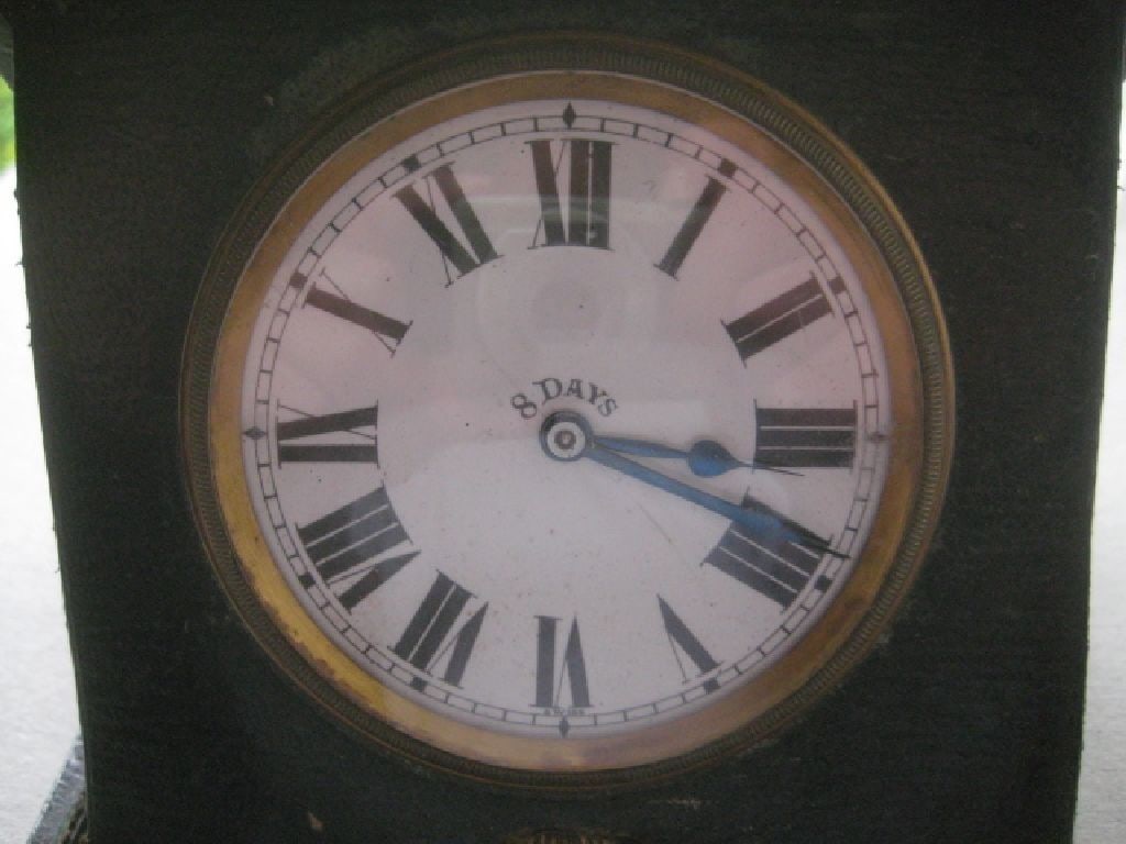 Vintage Swiss Made 8 Day Green Leather Travel Clock - 9