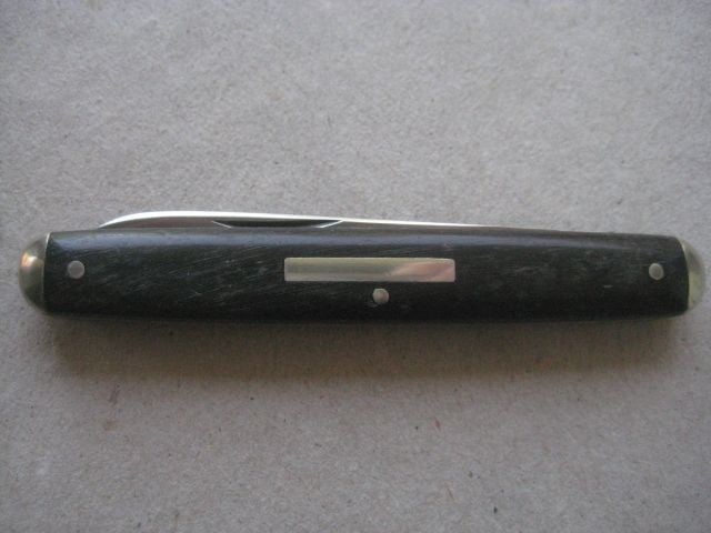 Antique Horn Hafted Twin Bladed Penknife, c1900 - 10