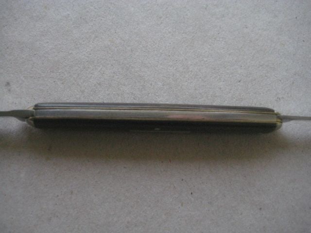 Antique Horn Hafted Twin Bladed Penknife, c1900 - 9