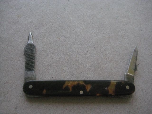 Antique Twin Bladed Penknife, c1900 - 2