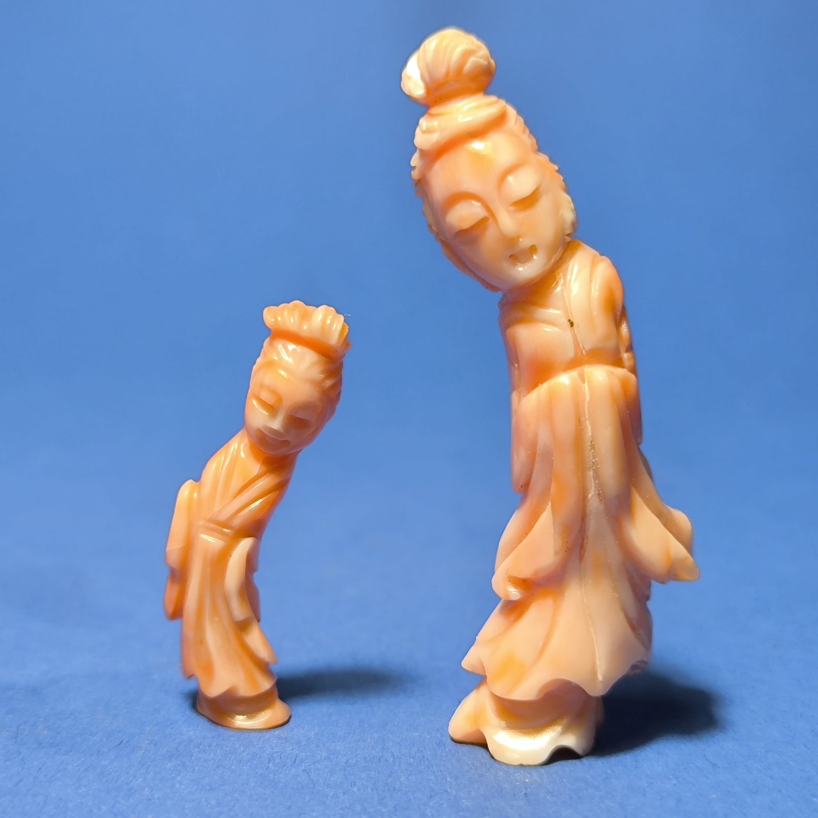 RARE Antique Chinese Hand Carved Coral Guan Kwan Yin Guanyin Figure: Title: RARE Antique Chinese Hand Carved Coral Guan Kwan Yin Guanyin Figure Description: RARE Antique Chinese Hand Carved Coral Guan Kwan Yin Guanyin Figure Estimate: 500- 1500 $ All our