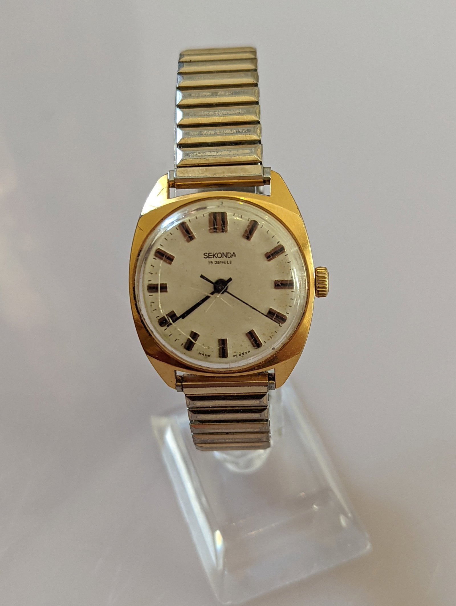 Vintage Sekonda 19 Jewels USSR Mechanical Watch | Raketa Watch Factory Case back Manual Wind Sovi... - 2