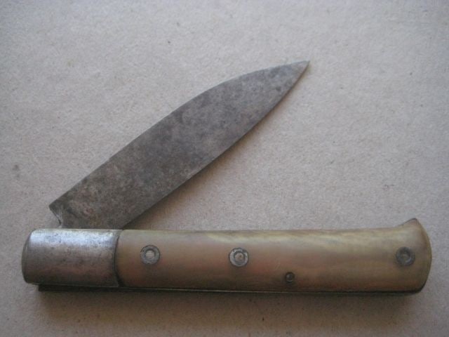 Antique French Horn Hafted Penknife, c1900 - 7