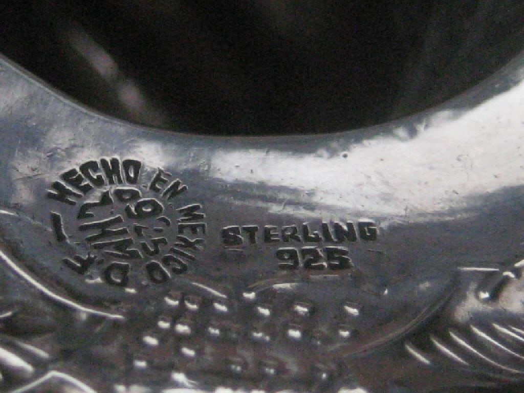 A Pair of Sterling Silver Mexican Sombrero Hats - 8
