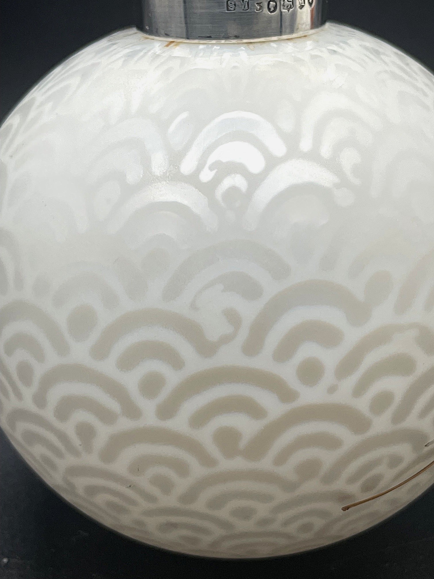 Pair of Thomas Webb Chrysanthemum Decortaed Scent Bottles - 6