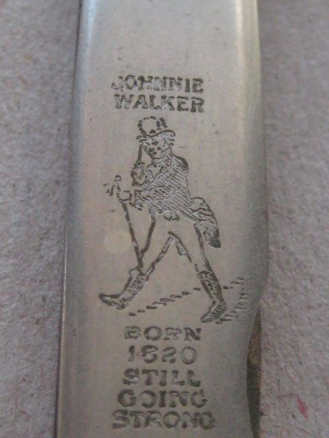 Vintage Johnnie Walker Penknife, Made By Ibberson - 3