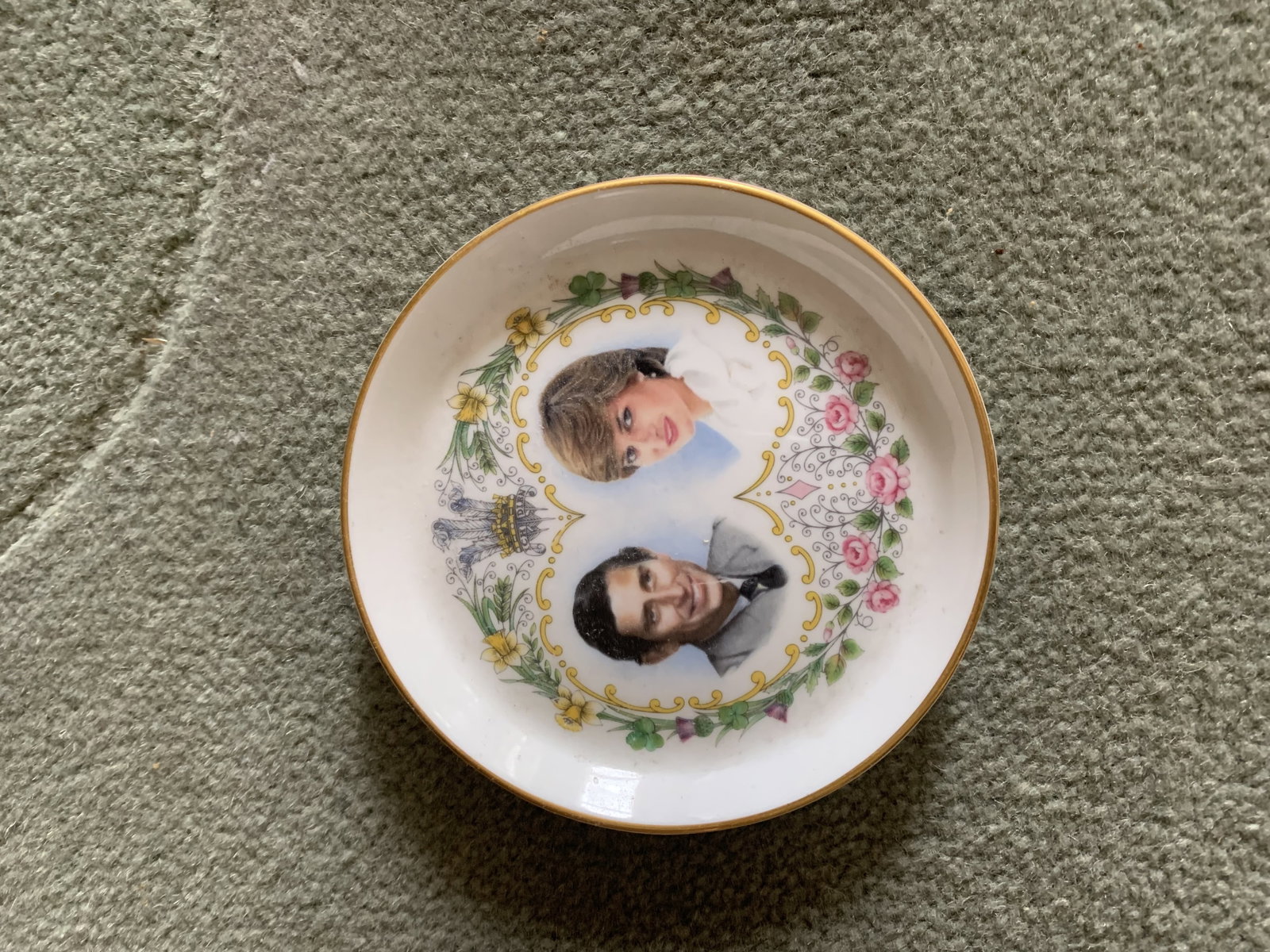 Three Charles and Diana Marriage Cups Plus Commemorative Ashtray. - 3
