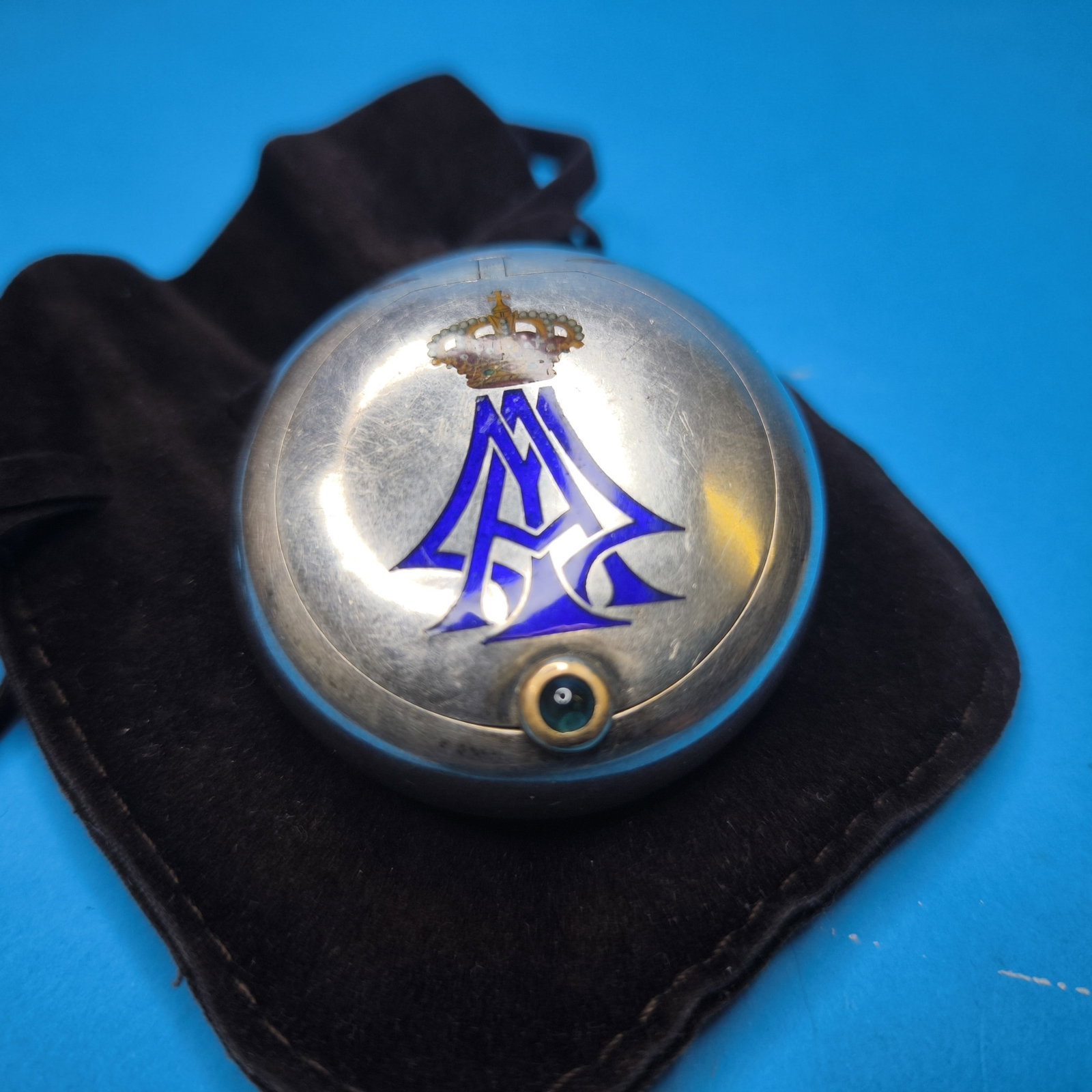 Lost And Find Russian Faberge Pill Box Silver Romanov Alexander Mikhailovich - 11