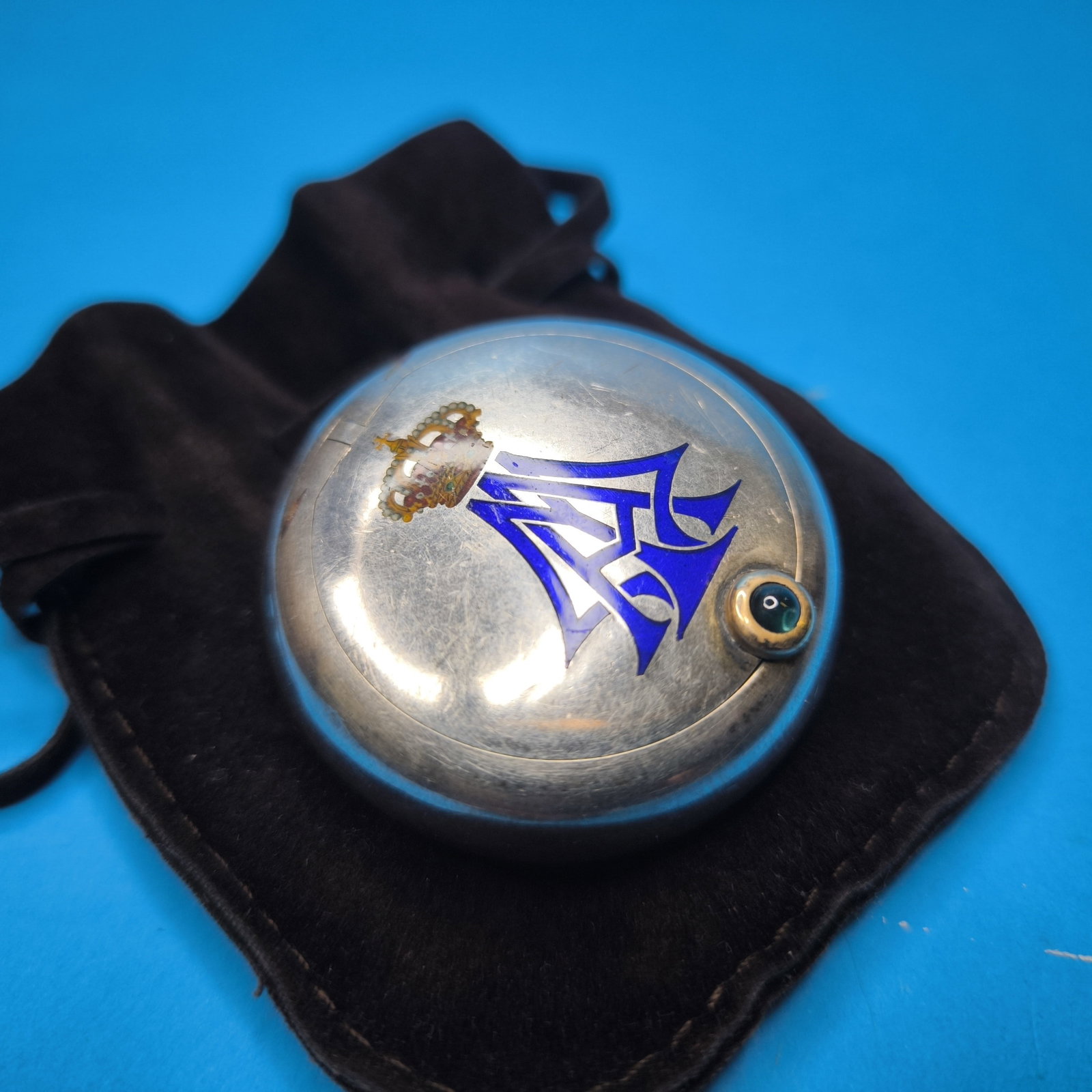 Lost And Find Russian Faberge Pill Box Silver Romanov Alexander Mikhailovich - 12