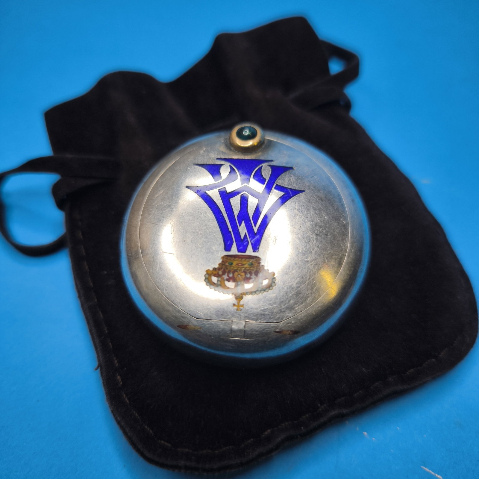 Lost And Find Russian Faberge Pill Box Silver Romanov Alexander Mikhailovich - 16