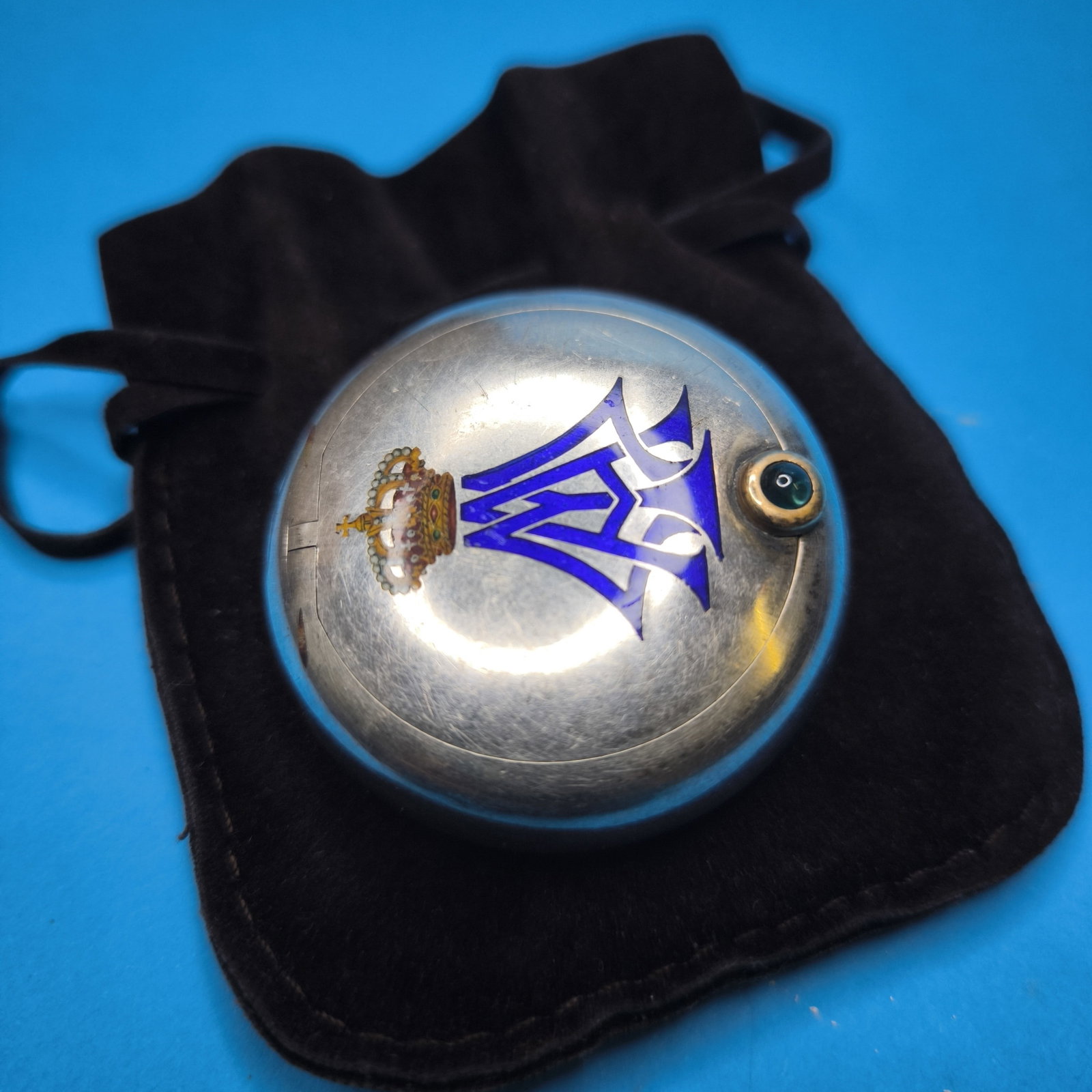 Lost And Find Russian Faberge Pill Box Silver Romanov Alexander Mikhailovich - 17