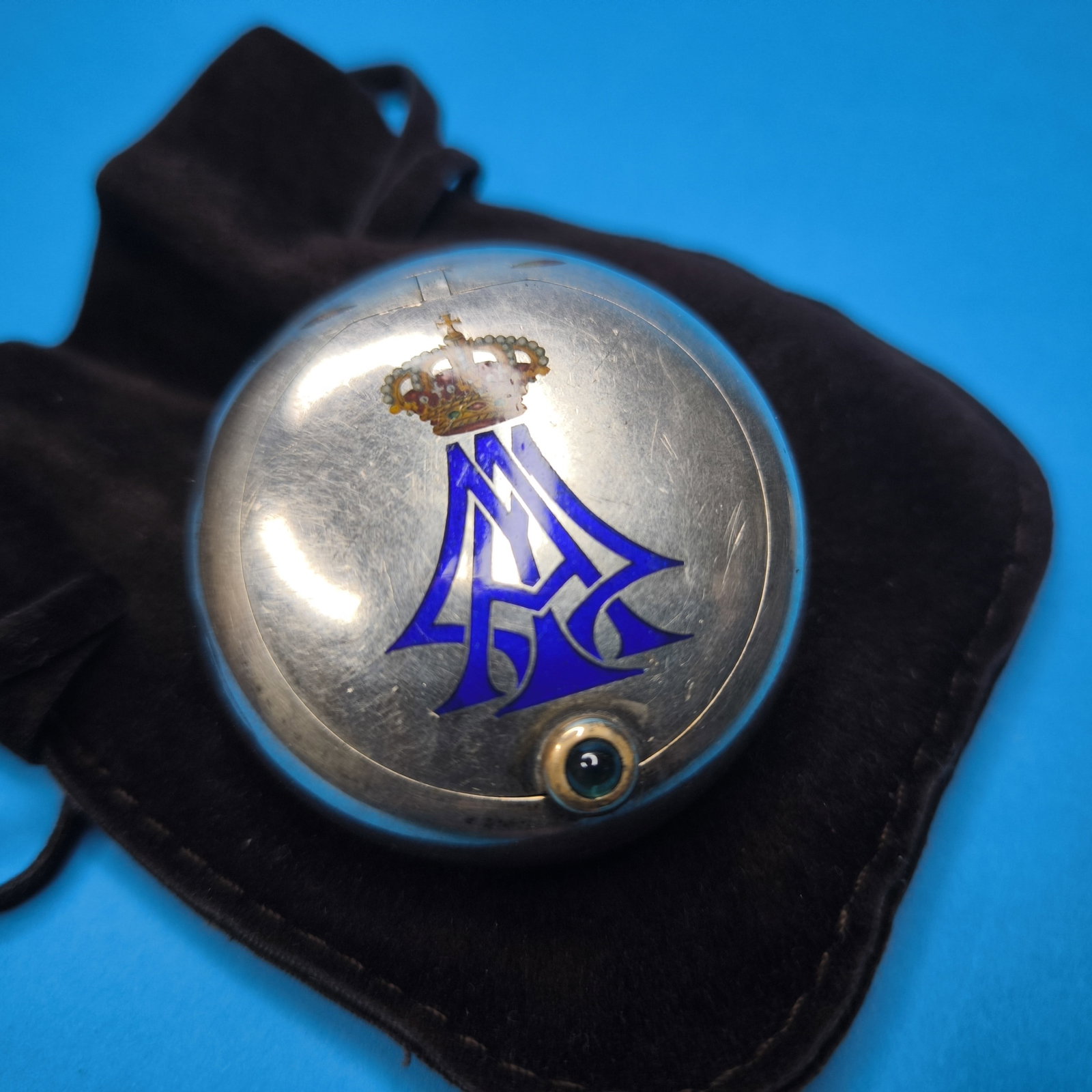 Lost And Find Russian Faberge Pill Box Silver Romanov Alexander Mikhailovich - 5