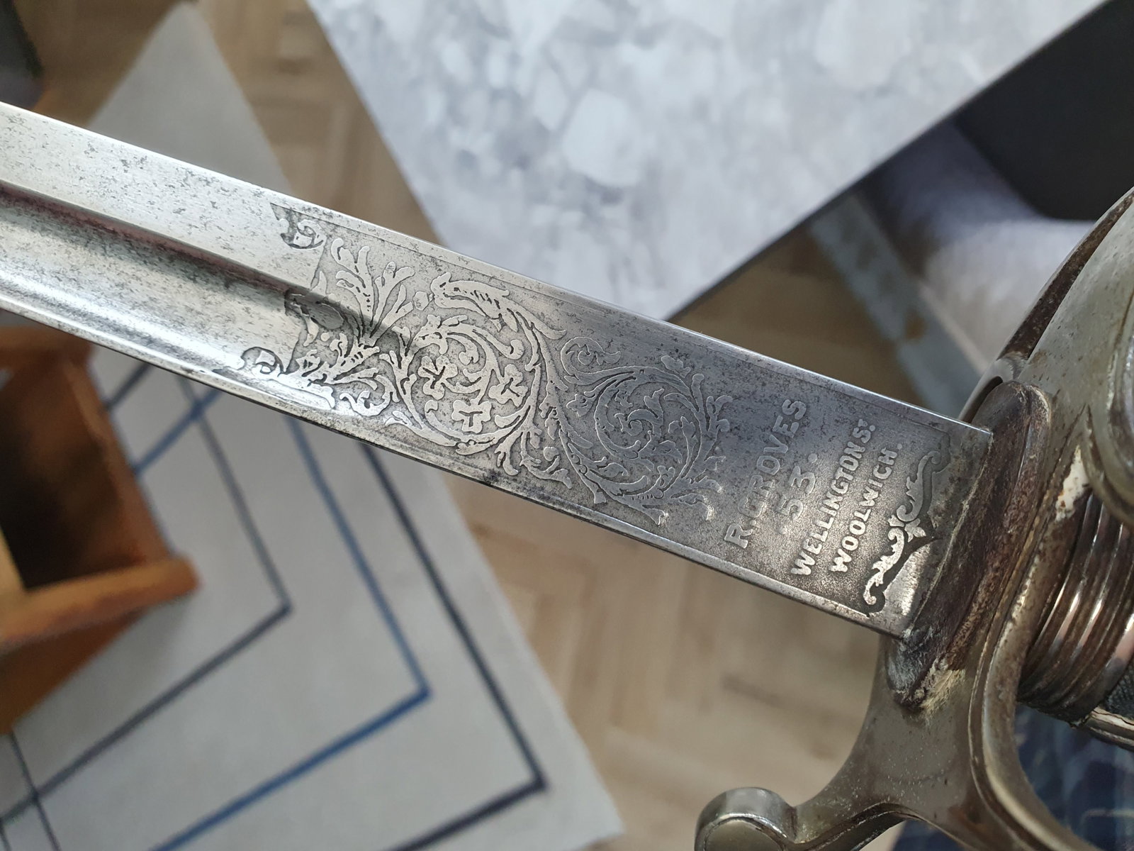 George V Royal Artillery officer sword - 11