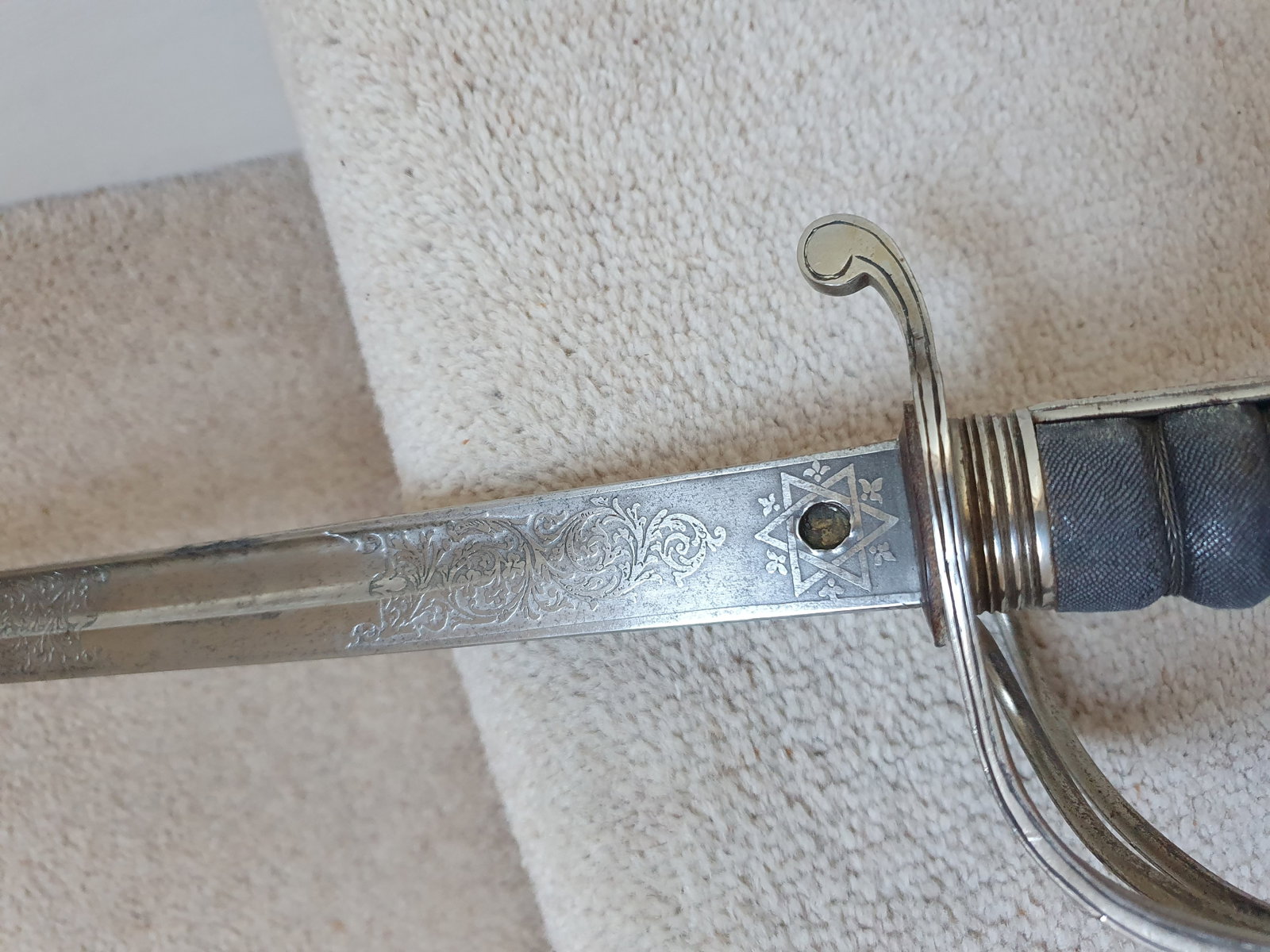 George V Royal Artillery officer sword - 4